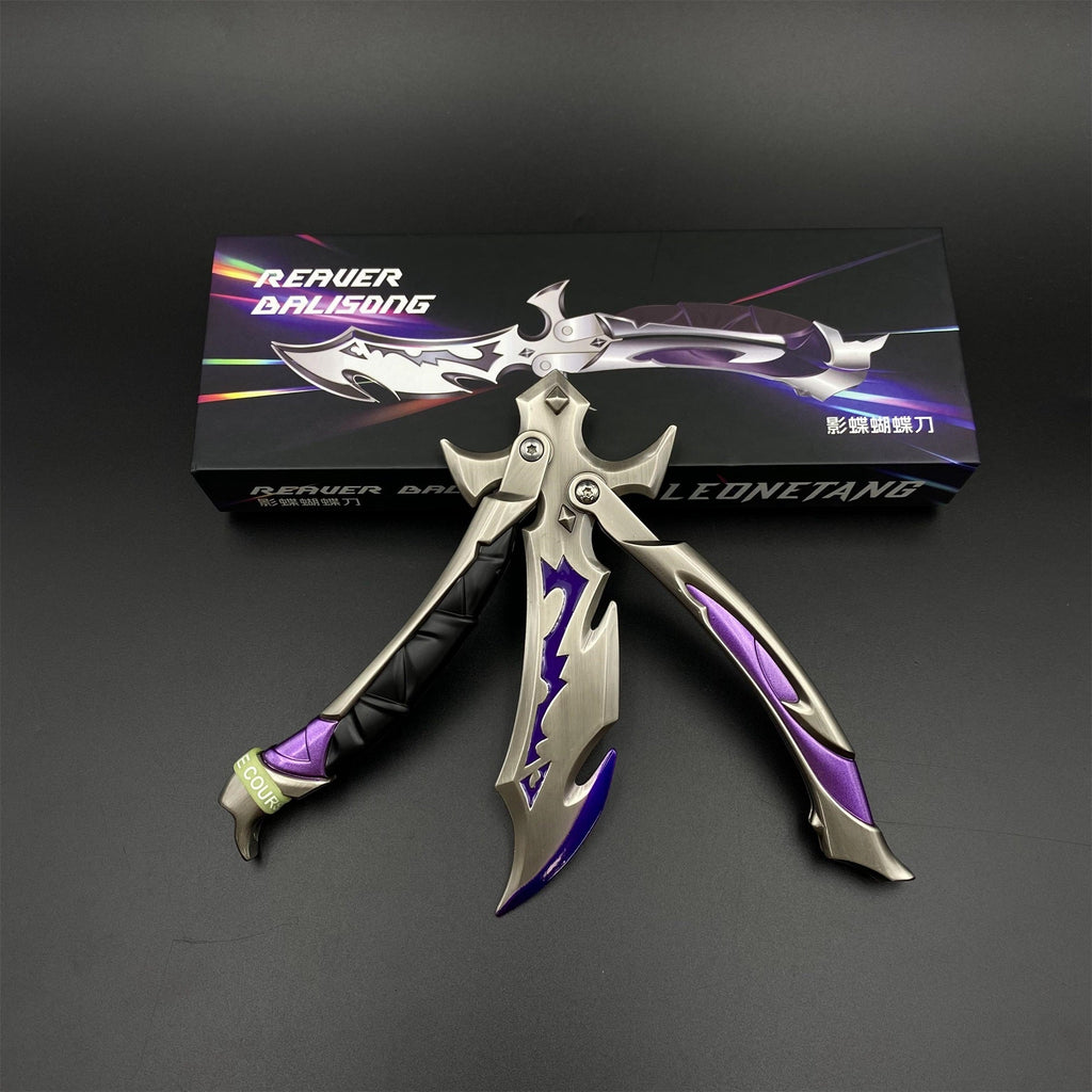 Réplique Métal Couteau Papillon Reaver 3.0 – Balisong (Valorant)