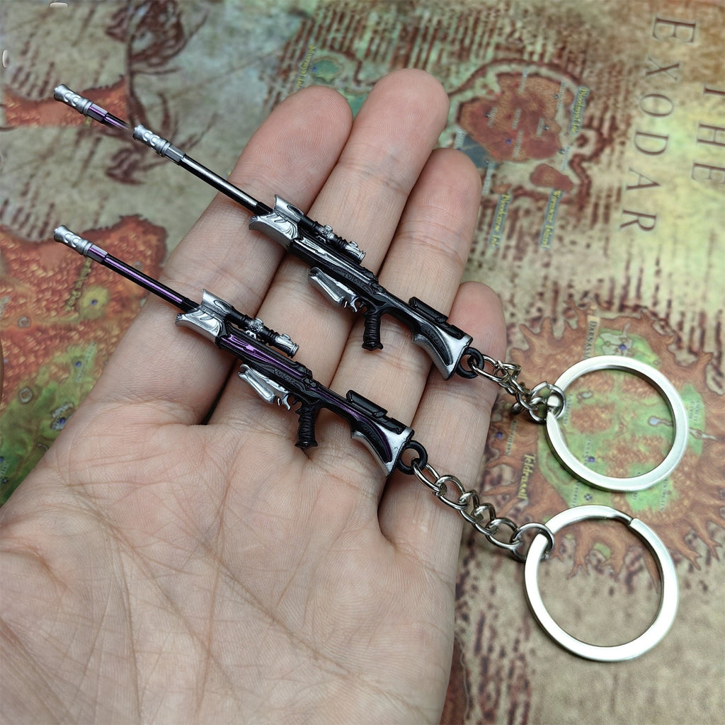 Metal Reaver Operator Gun Tiny KeyChain Pendant
