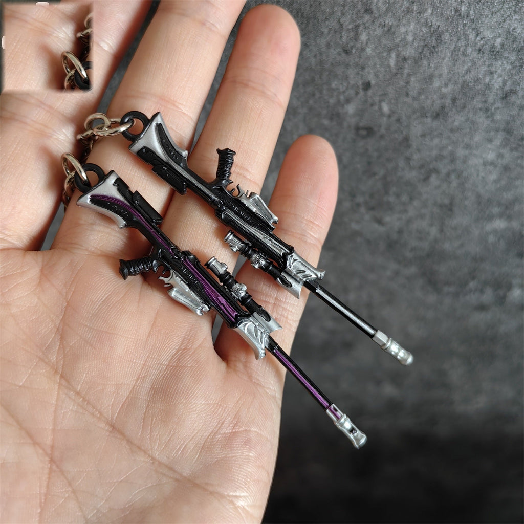Metal Reaver Operator Gun Tiny KeyChain Pendant