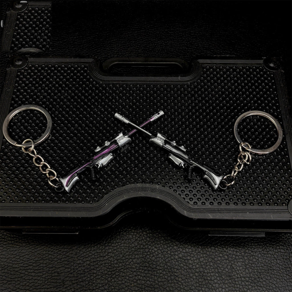 Metal Reaver Operator Gun Tiny KeyChain Pendant