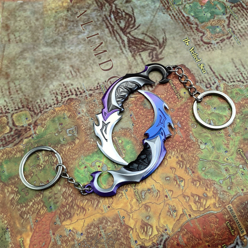 Porte-clés Métal Karambit Reaver / EP 5 (Valorant)