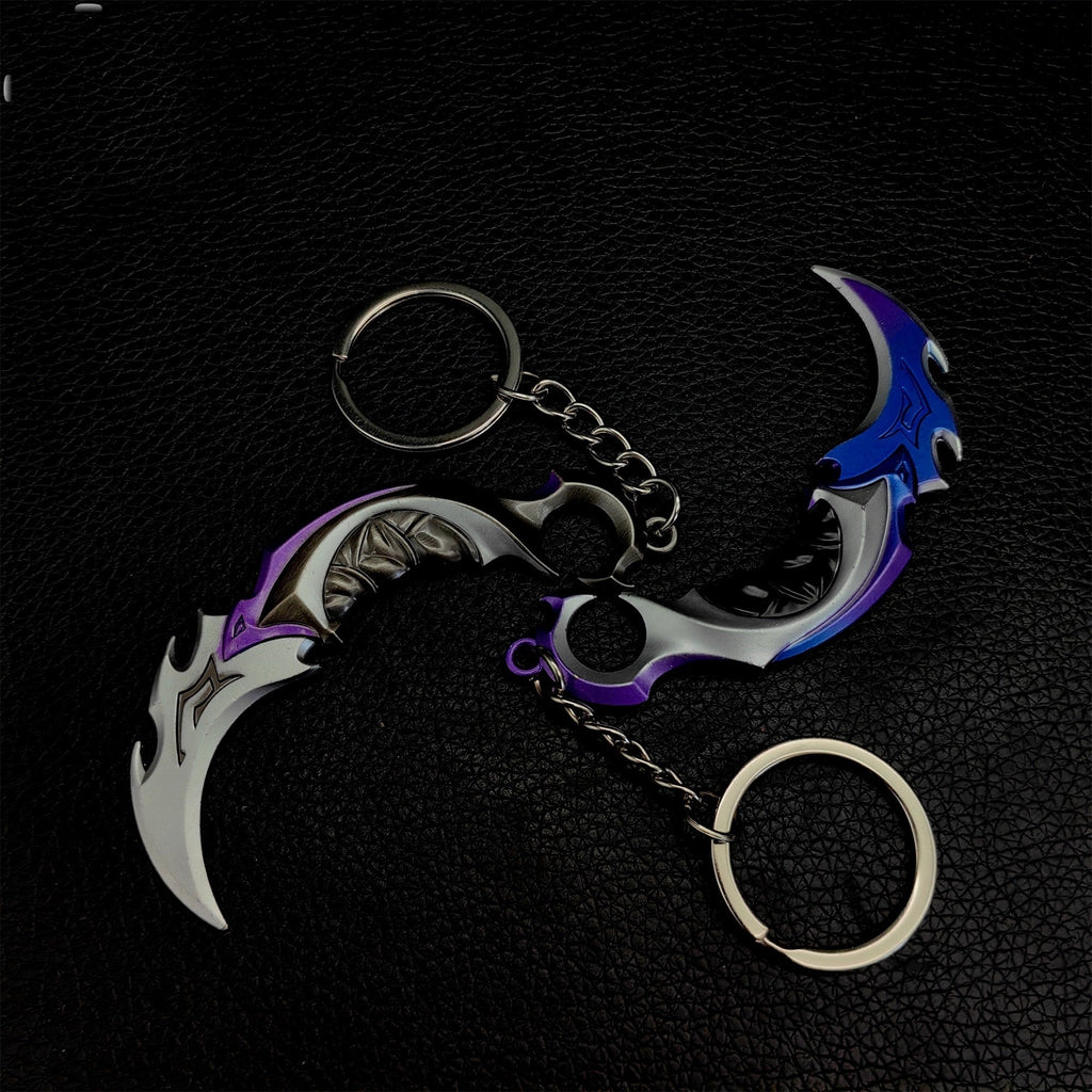 Porte-clés Métal Karambit Reaver / EP 5 (Valorant)