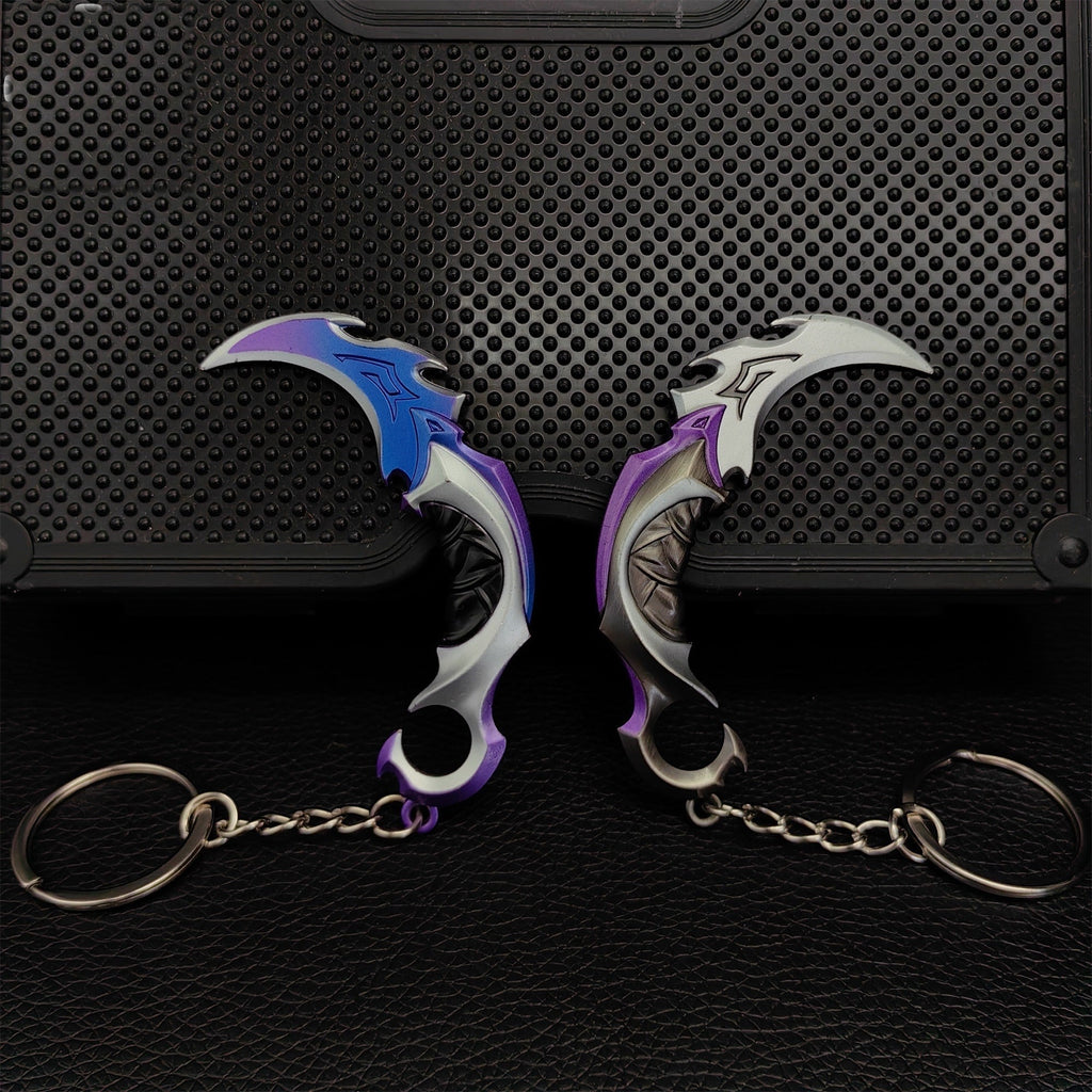 Porte-clés Métal Karambit Reaver / EP 5 (Valorant)