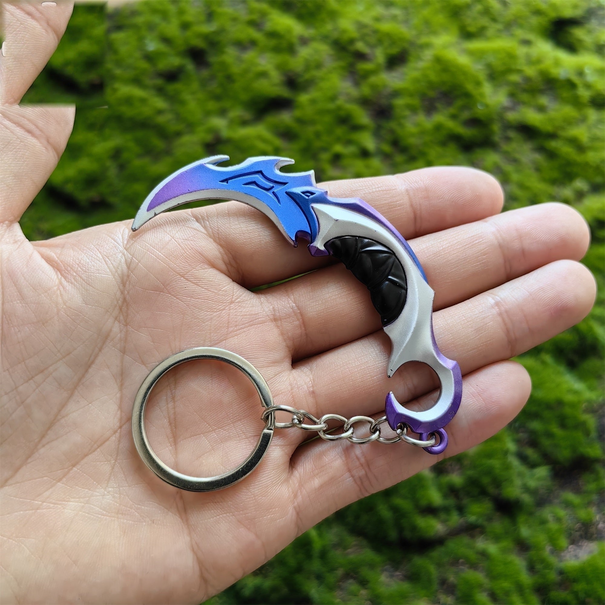 Porte-clés Métal Karambit Reaver / EP 5 (Valorant)