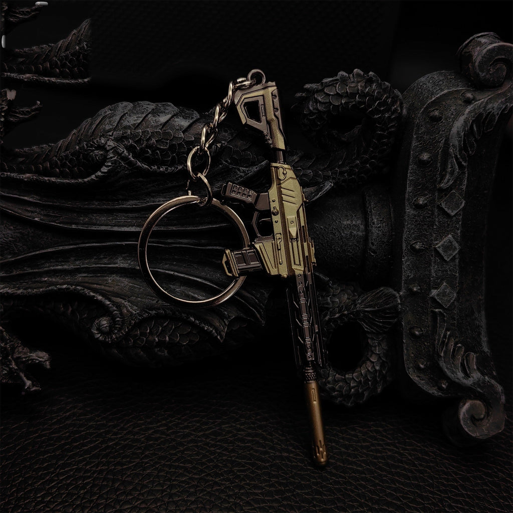 Mini Recon Phantom Gun Metal Keychain