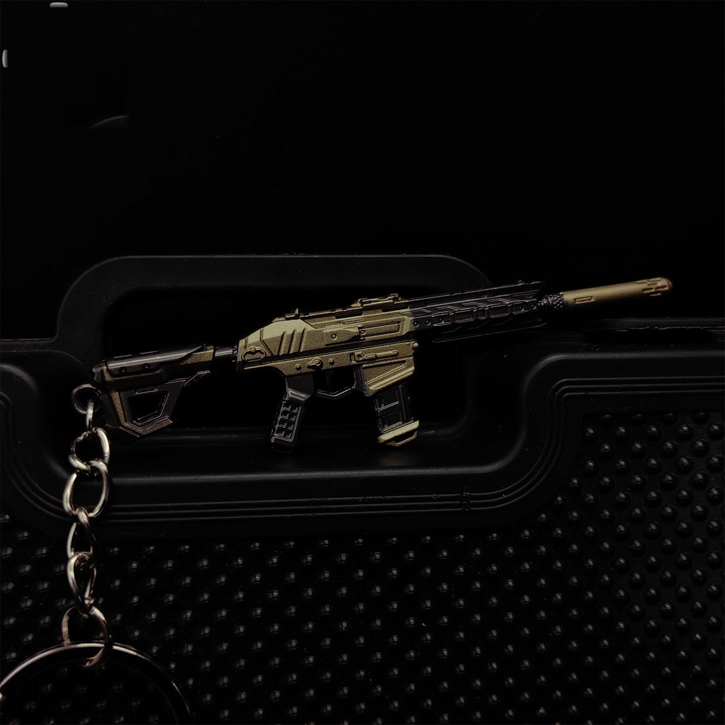 Mini Recon Phantom Gun Metal Keychain