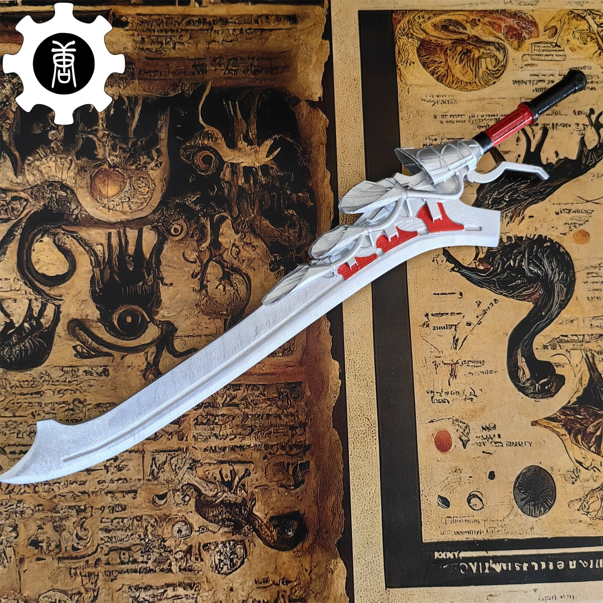 3D Printed 1: 6 Scale Nero Red Queen Sword DMC Display Prop