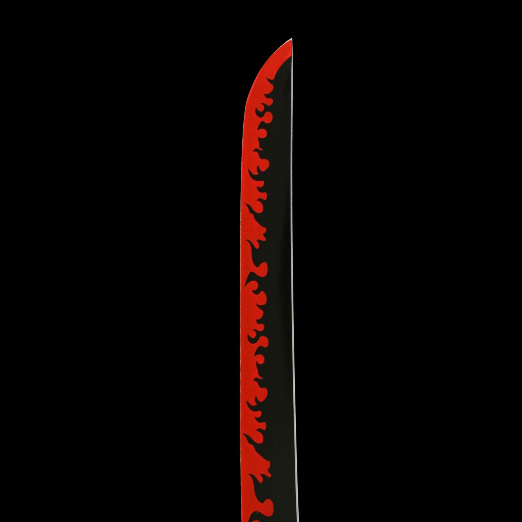 Handmade Rengoku Flame Breathing Nichirin Sword Carbon Steel Katana For Collection