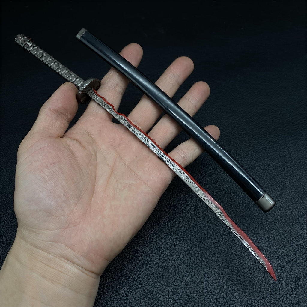 Soul Game Bleed Build Katana Rivers of Blood Metal Miniature With Gift Box