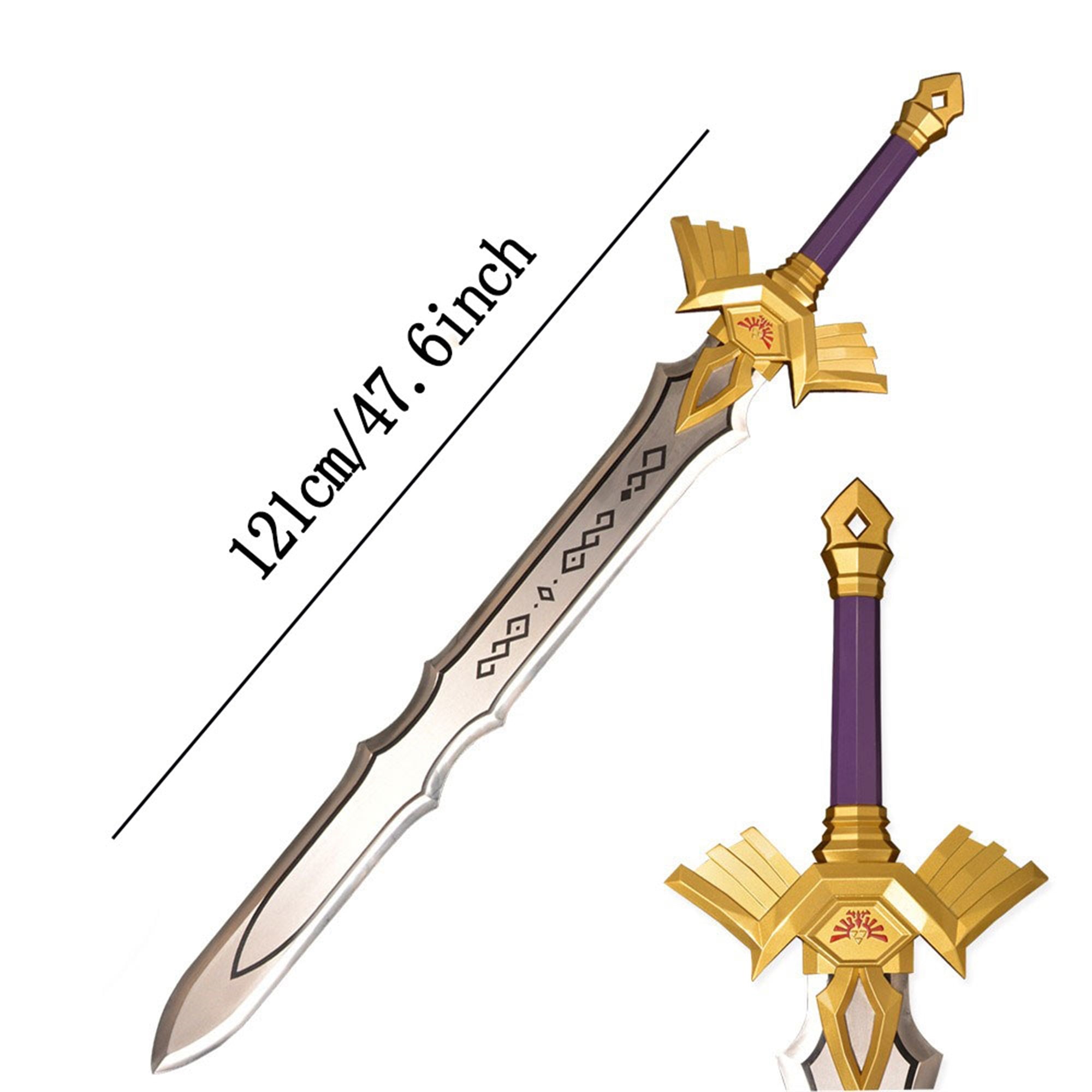 Royal Broadsword Knight's Sword Metal Replica 121CM/47.6"