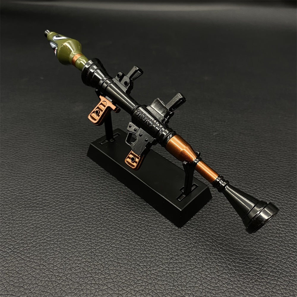 Mini Réplique Métal Lance-Roquettes RPG-7 Tête de Requin – 17 cm