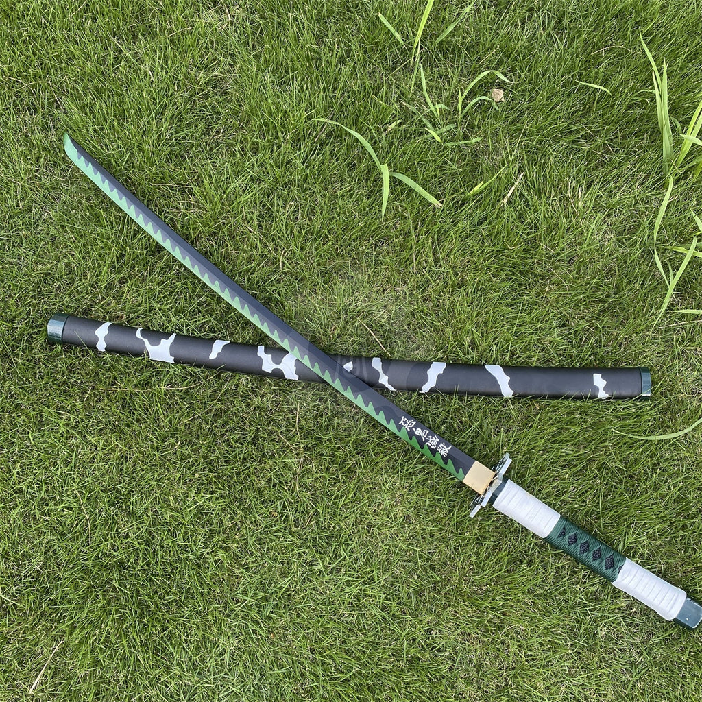 Sanemi Shinazugawa Wind Breathing Nichirin Sword Katana For Collection