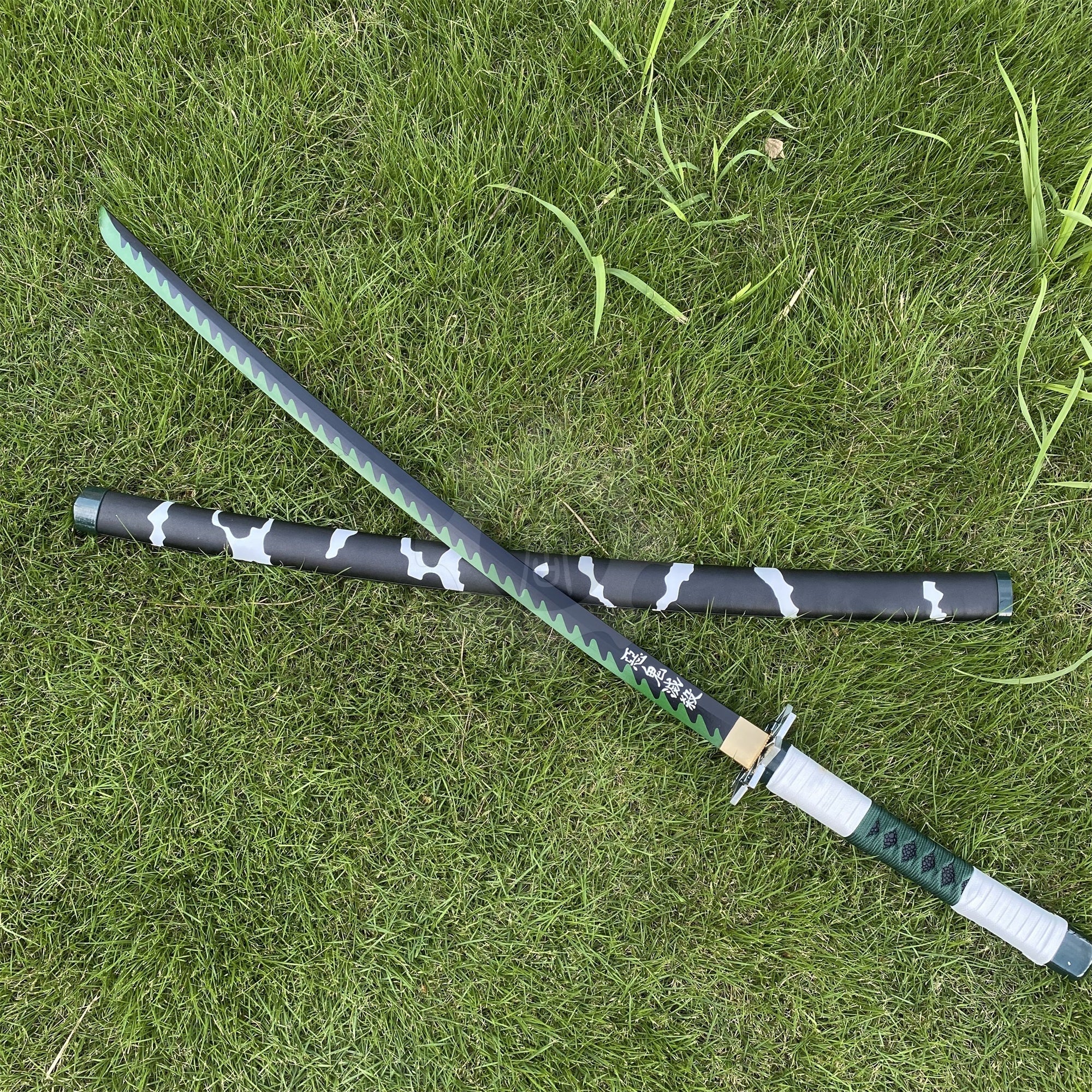 Sanemi Shinazugawa Wind Breathing Nichirin Sword Katana For Collection