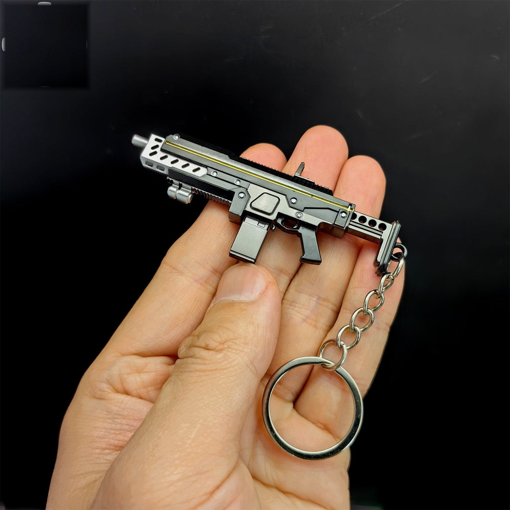 Tiny SG-225 Breaker Gun Model Metal Keychain