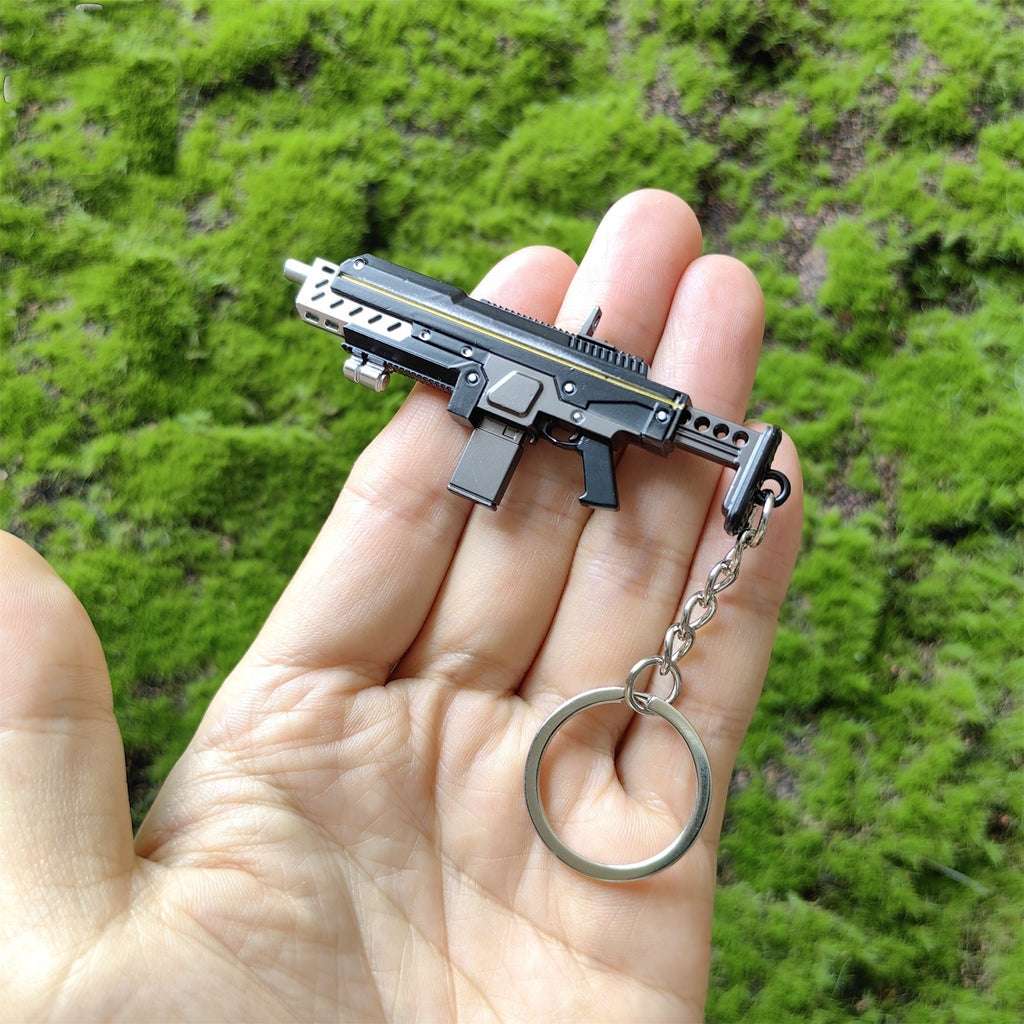 Tiny SG-225 Breaker Gun Model Metal Keychain