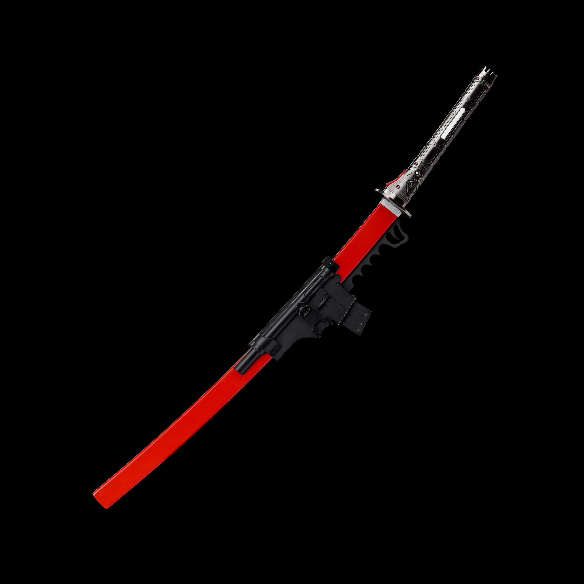 Red Damascus Steel MG Sam's Murasama Katana IRL