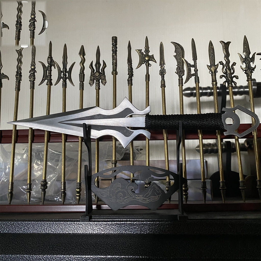 Hand-Forged Steel MK Scorpion Kunai Unboxing Knife