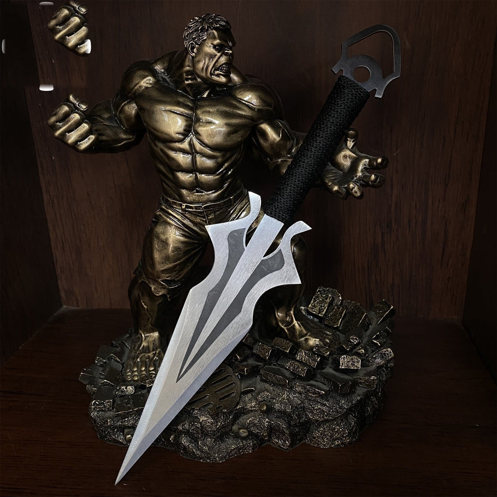 Hand-Forged Steel MK Scorpion Kunai Unboxing Knife