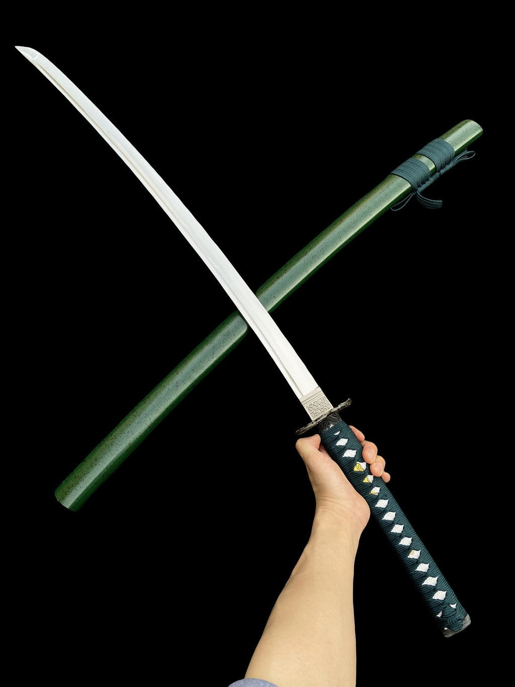 Japanese Samurai Katana-Green Dragon