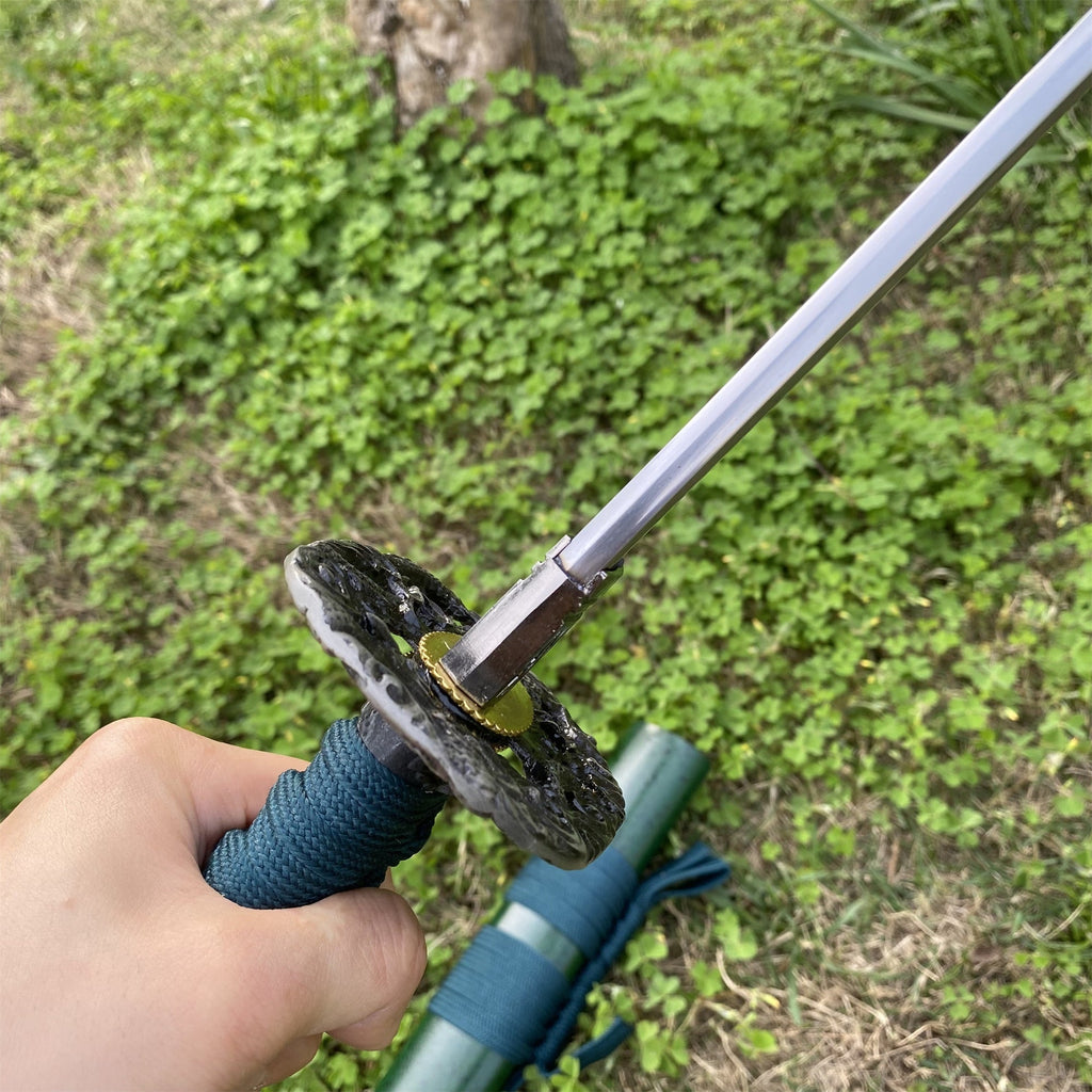 Japanese Samurai Katana-Green Dragon