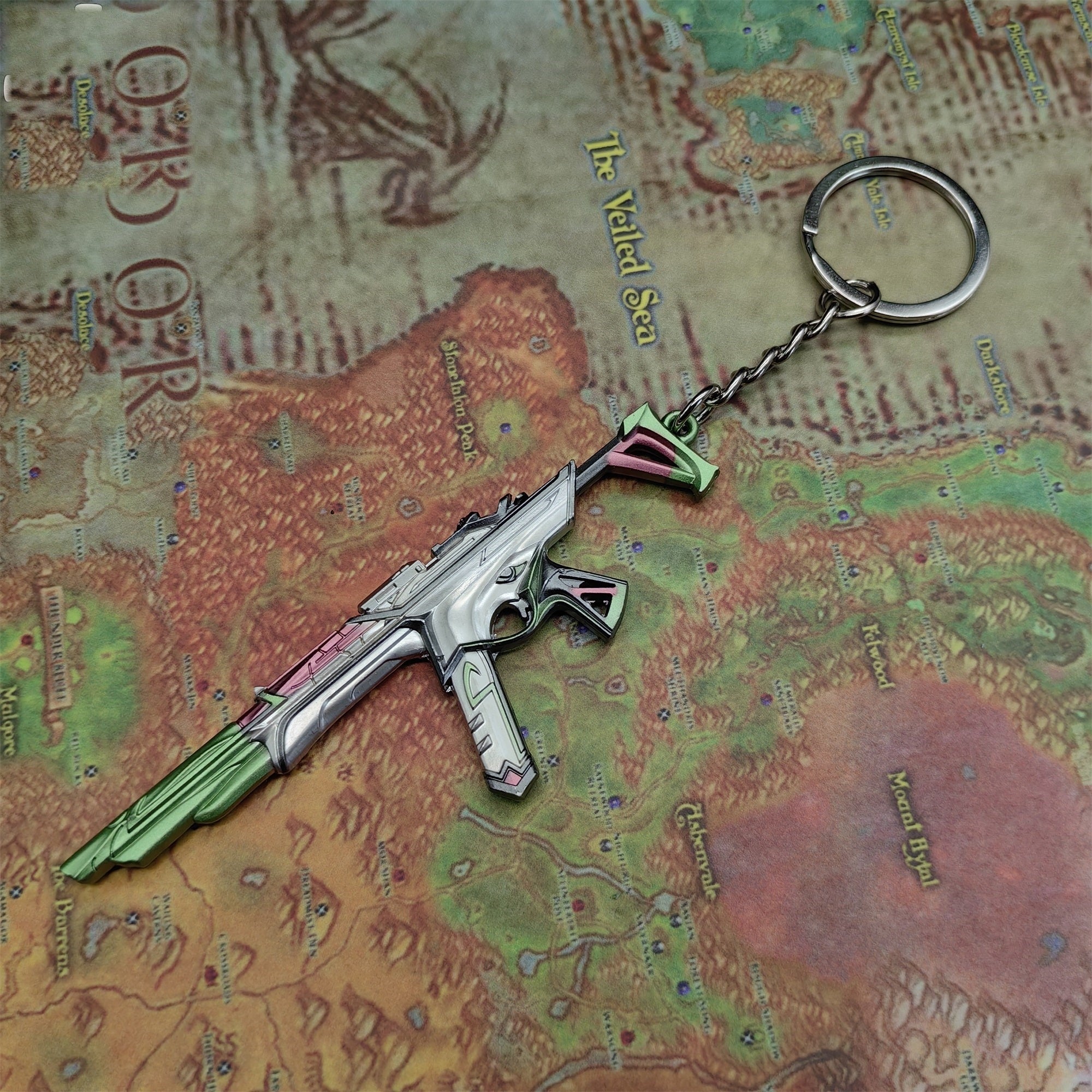 Mini Sentinels of Light Spectre Gun Keychain Metal Pendant