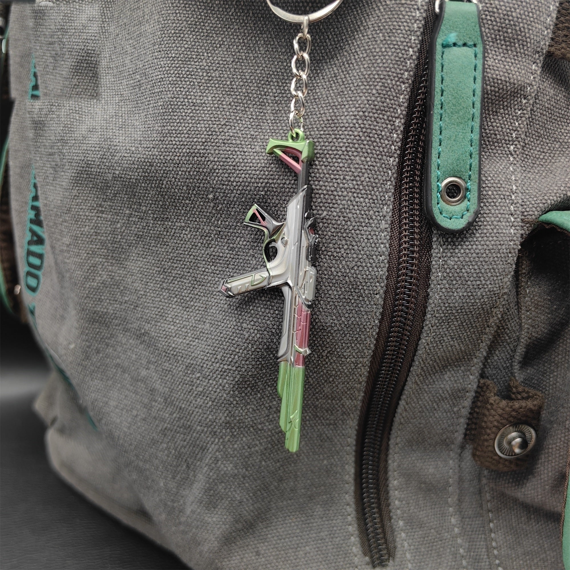 Mini Sentinels of Light Spectre Gun Keychain Metal Pendant