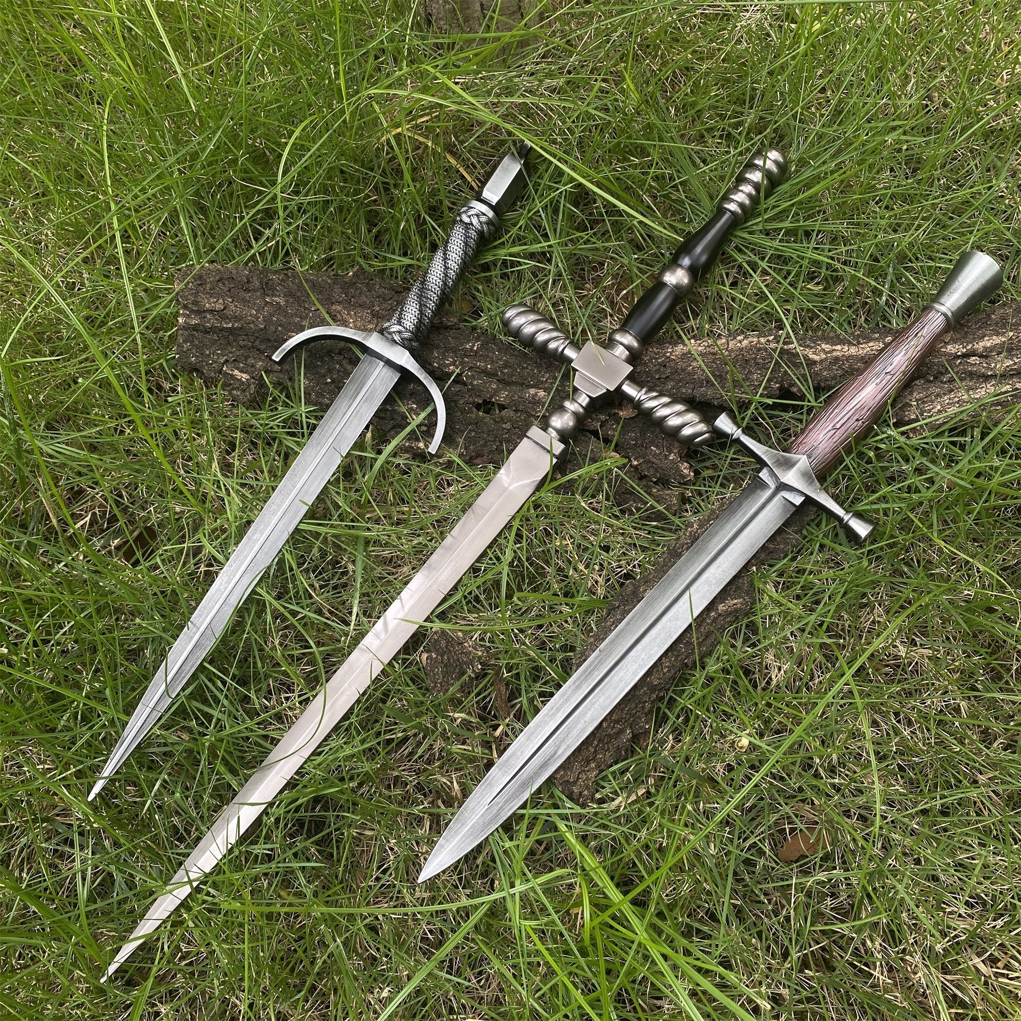 Middle Age Dagger ER Classical Dagger Parry Dagger Misericorde 3 in 1 Pack