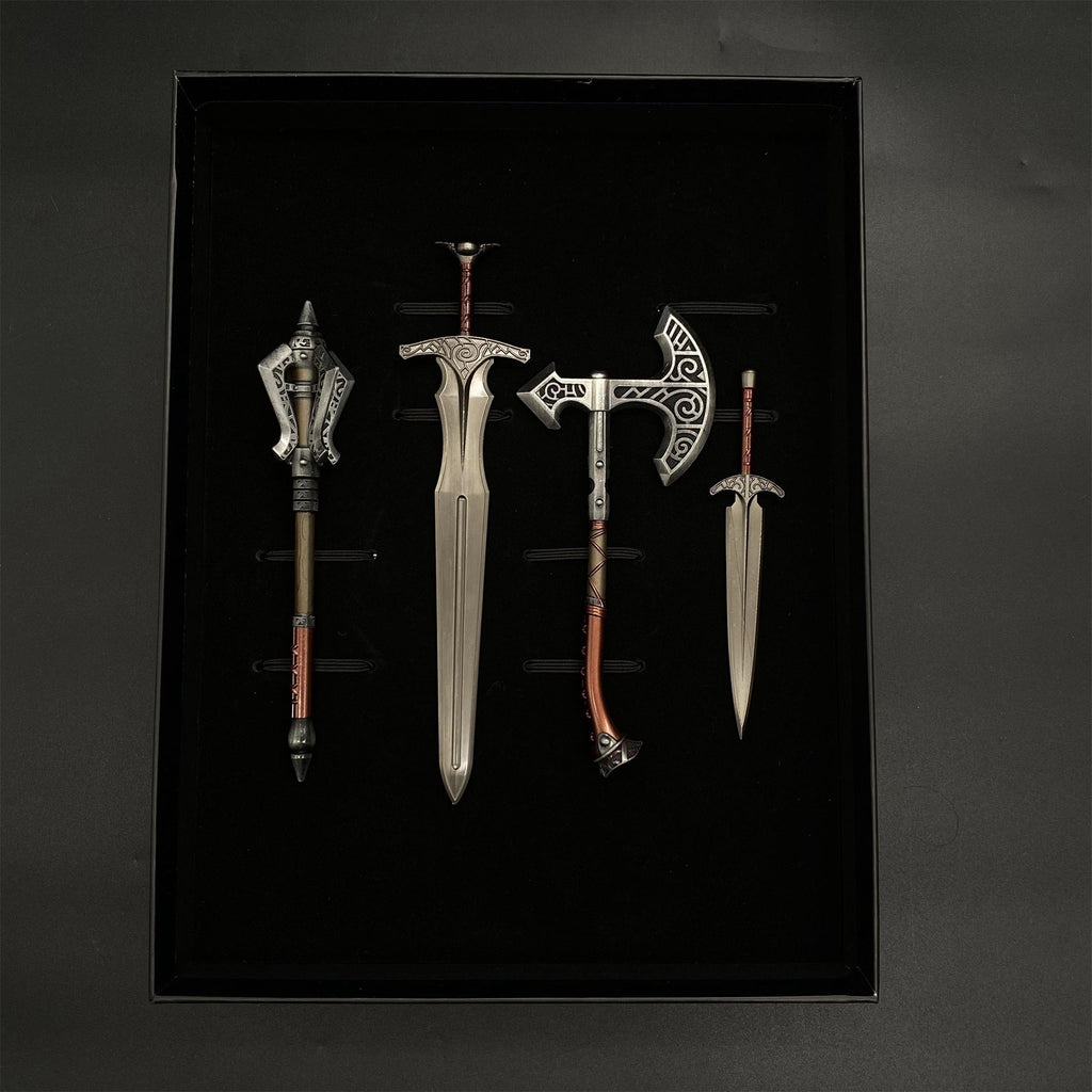 Armes en Acier Skyrim 1/6 – Série Skyforged, Répliques Métal