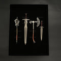 Armes en Acier Skyrim 1/6 – Série Skyforged, Répliques Métal