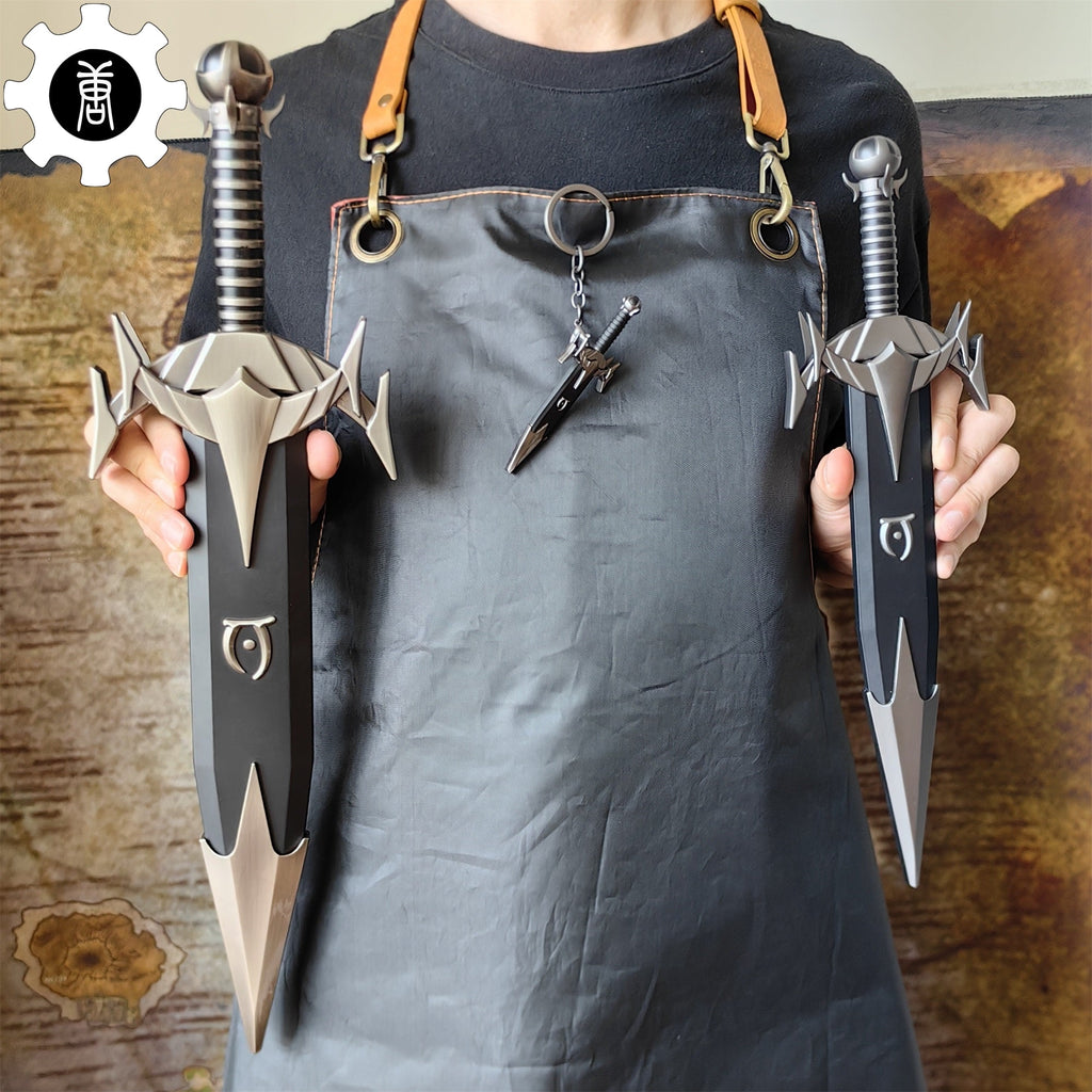 Metal Mehrunes Dagon Razor Dagon Dagger Blunt Blade 1:1 Replica