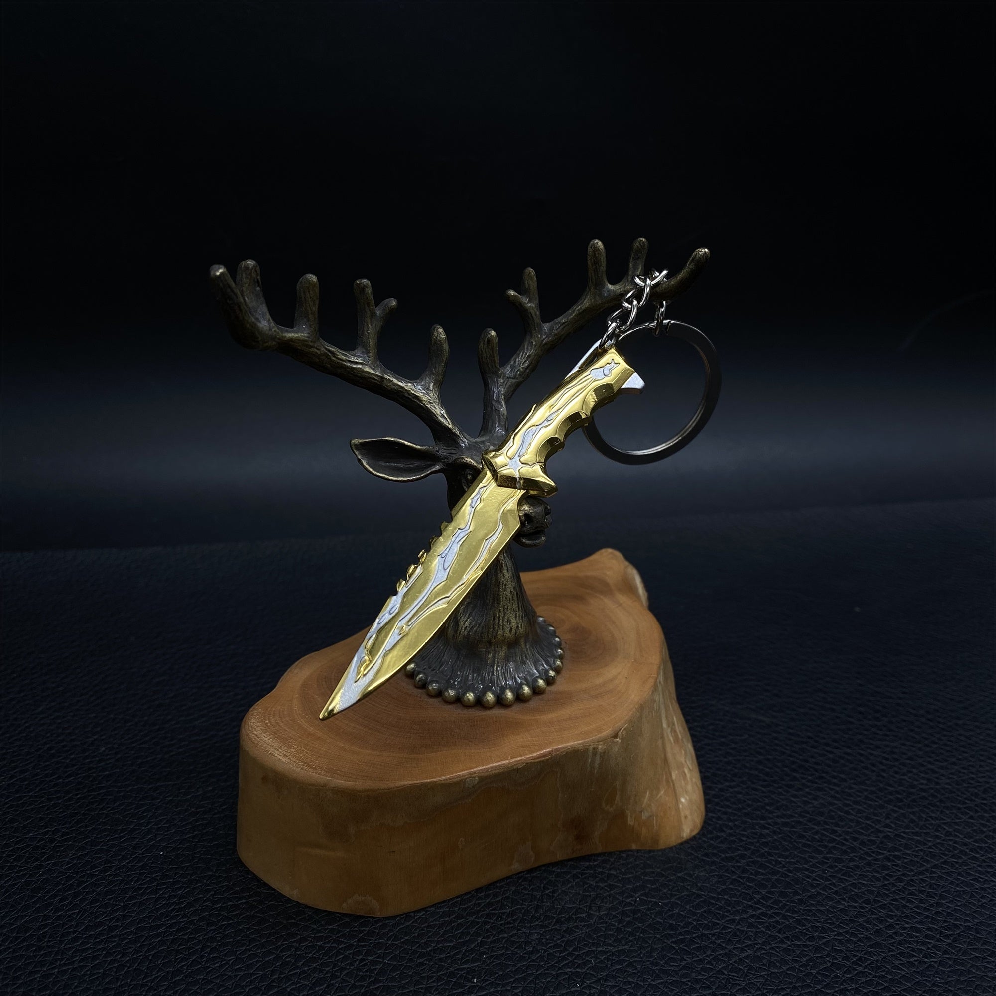 Metal Mini Smite Knife Keychain Pendant