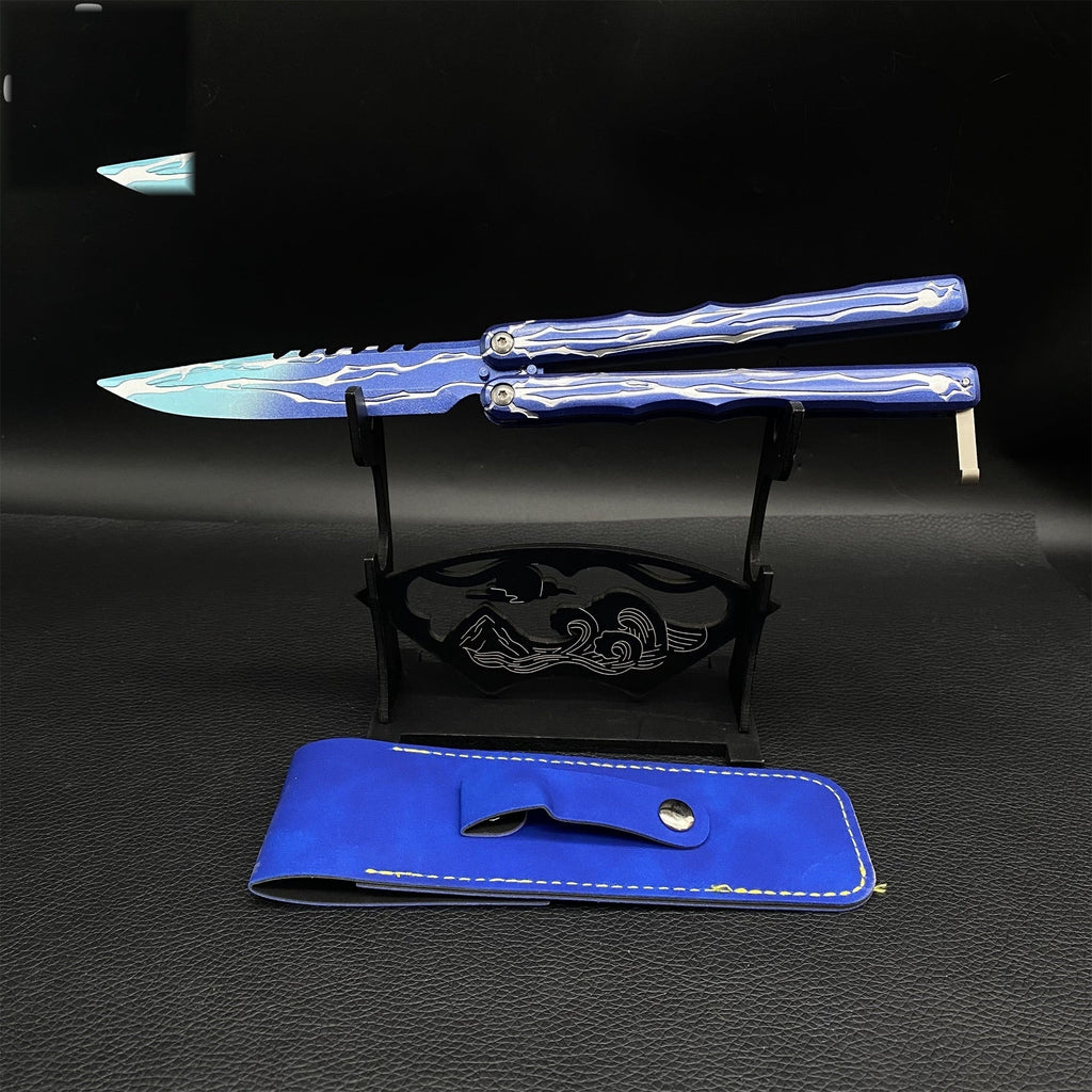 Balisong Inspiré du Couteau Smite (Valorant)