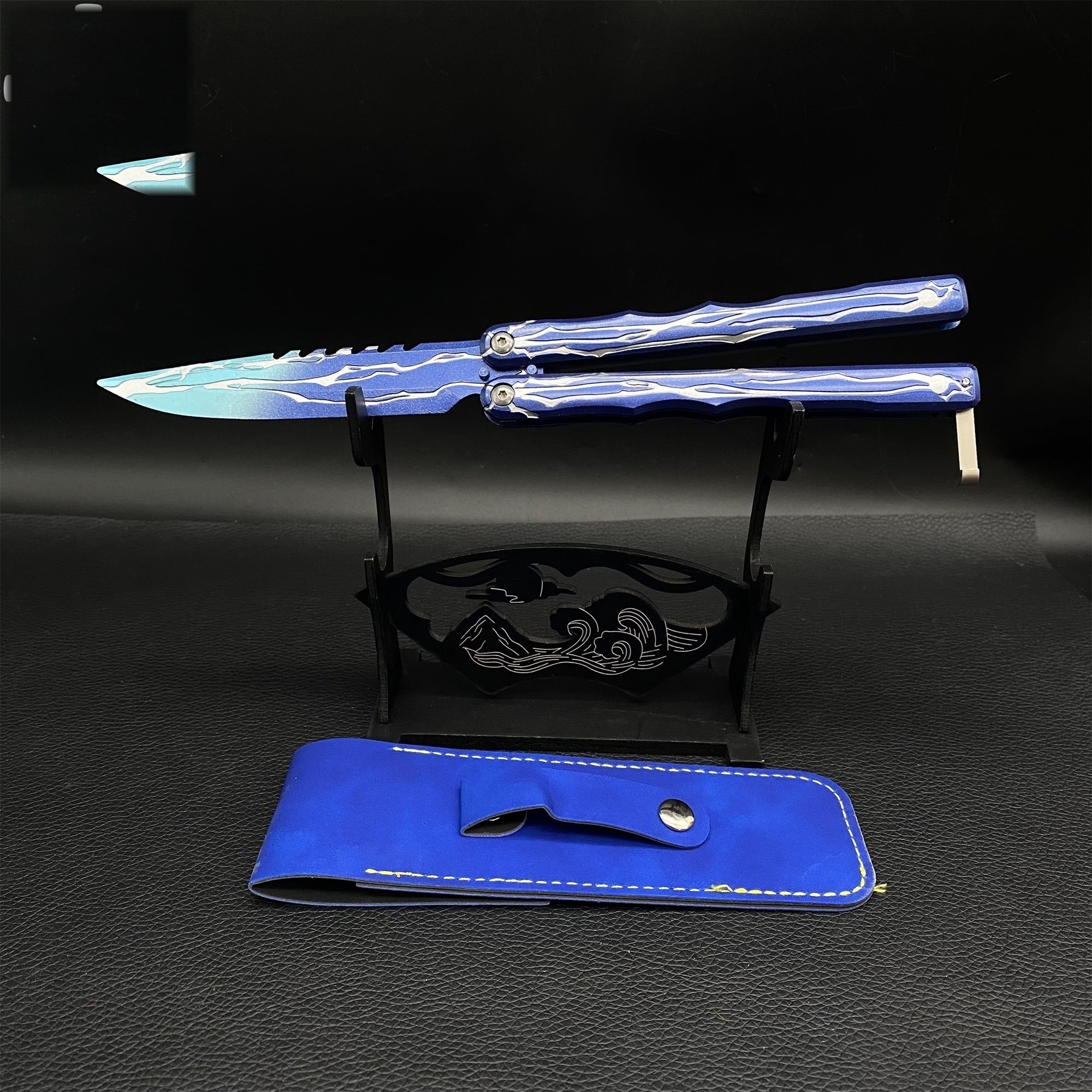 Balisong Inspiré du Couteau Smite (Valorant)