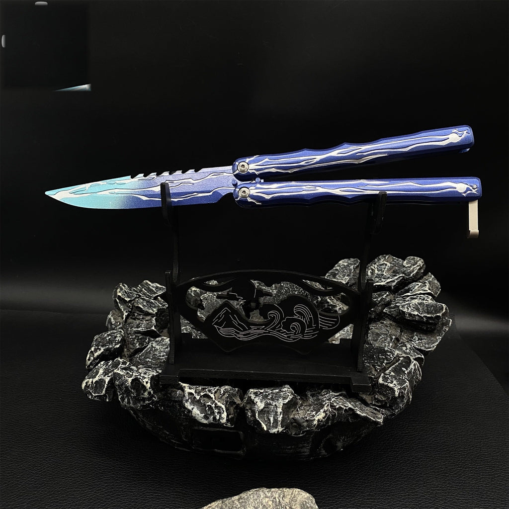 Balisong Inspiré du Couteau Smite (Valorant)