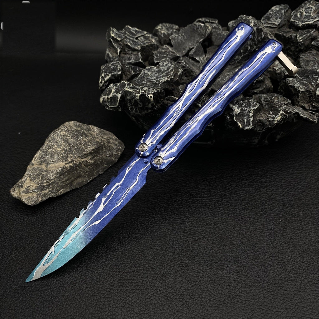 Balisong Inspiré du Couteau Smite (Valorant)