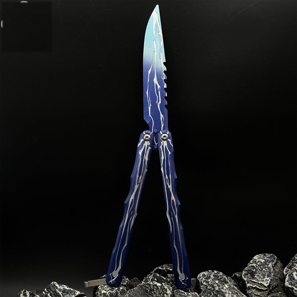 Balisong Inspiré du Couteau Smite (Valorant)