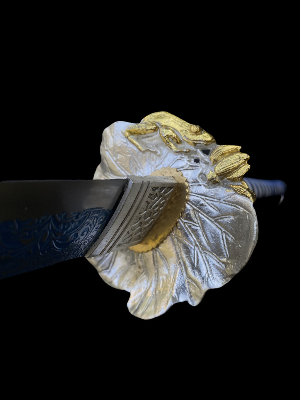 Cool Japanese Samurai Katana - Frog Tsuba