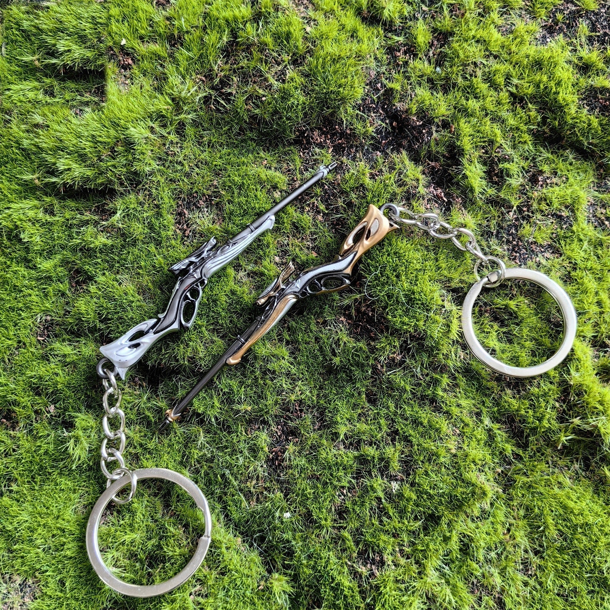 Metal Sovereign Marshal Gun Tiny KeyChain Pendant
