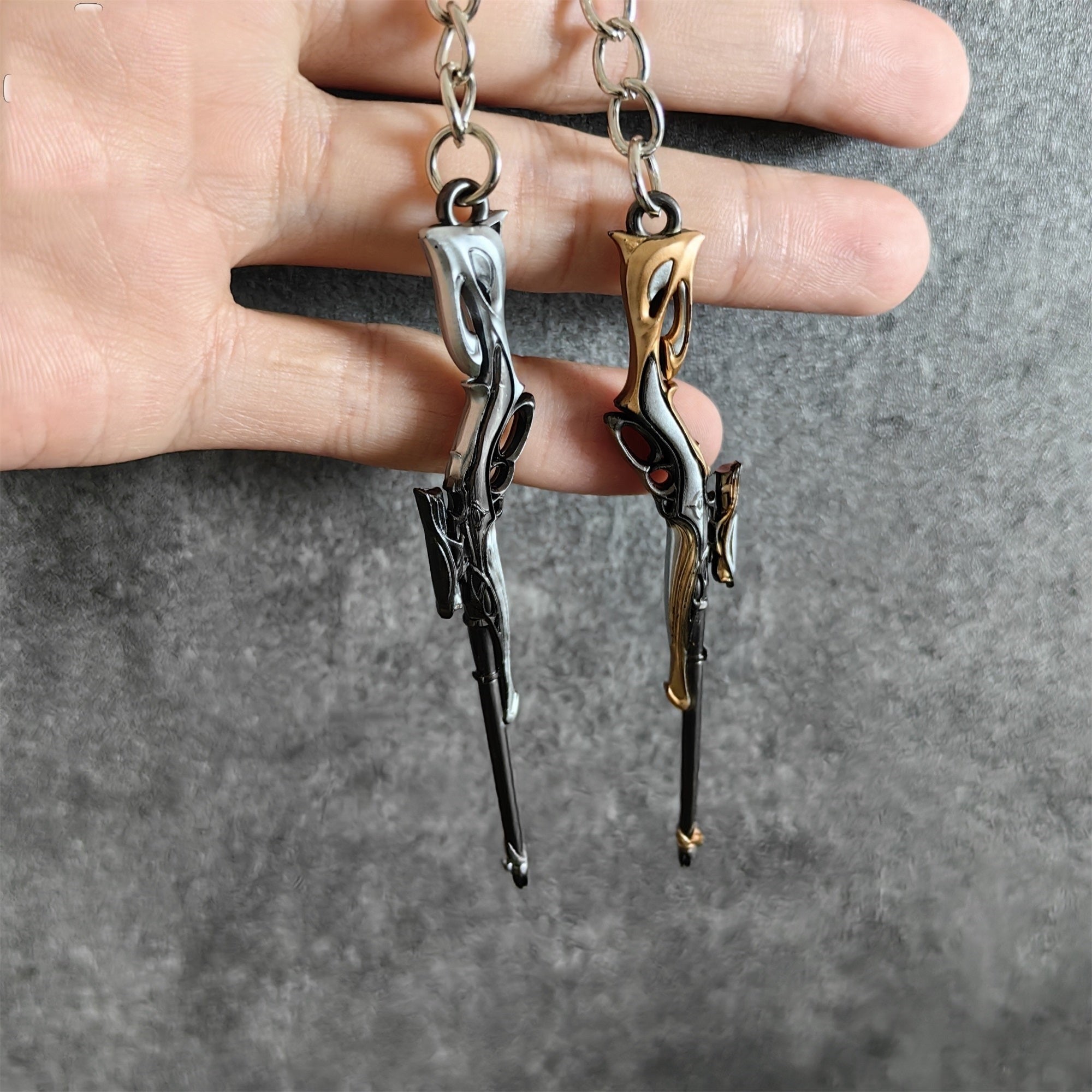 Metal Sovereign Marshal Gun Tiny KeyChain Pendant