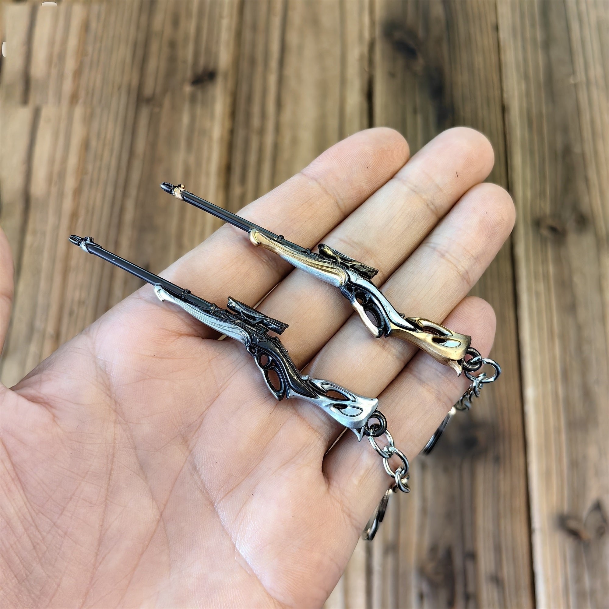 Metal Sovereign Marshal Gun Tiny KeyChain Pendant