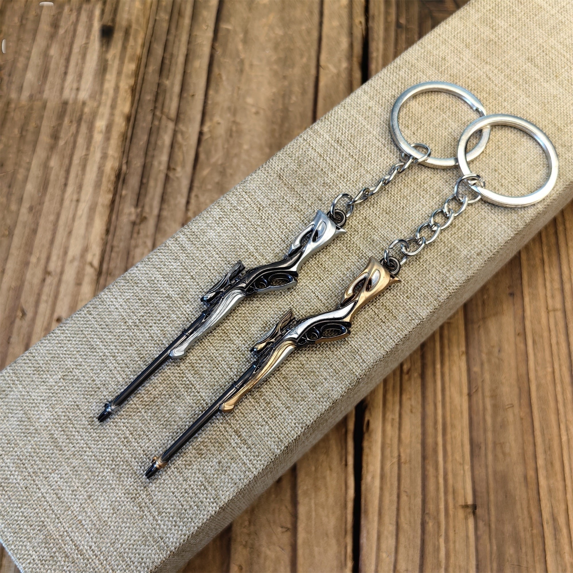 Metal Sovereign Marshal Gun Tiny KeyChain Pendant
