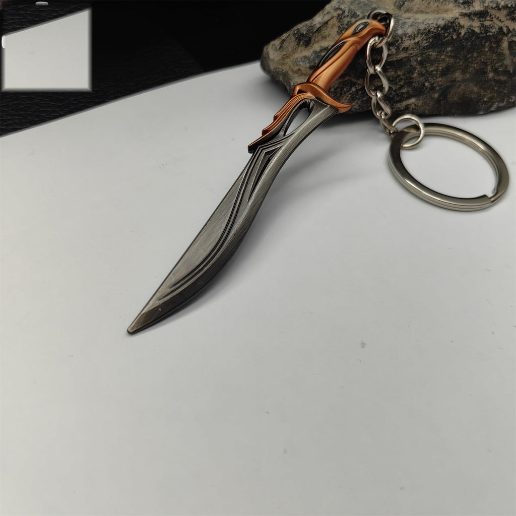 Mini Sovereign Sword Metal Keychain