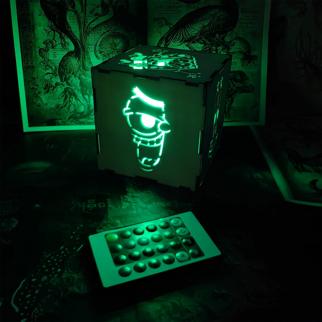 Handmade SpongeBob Wooden Lantern Night Light