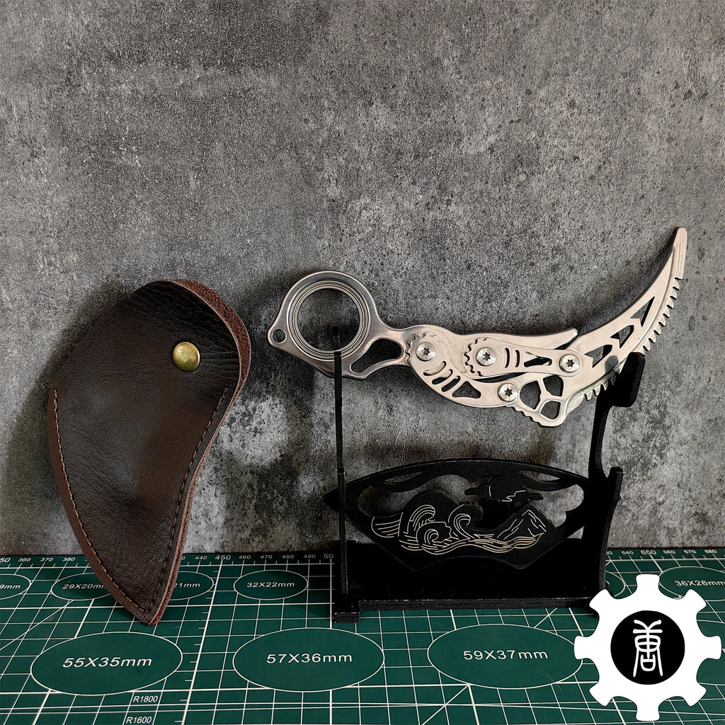 Karambit Trainer en Acier Haut de Gamme – Lame Émoussée