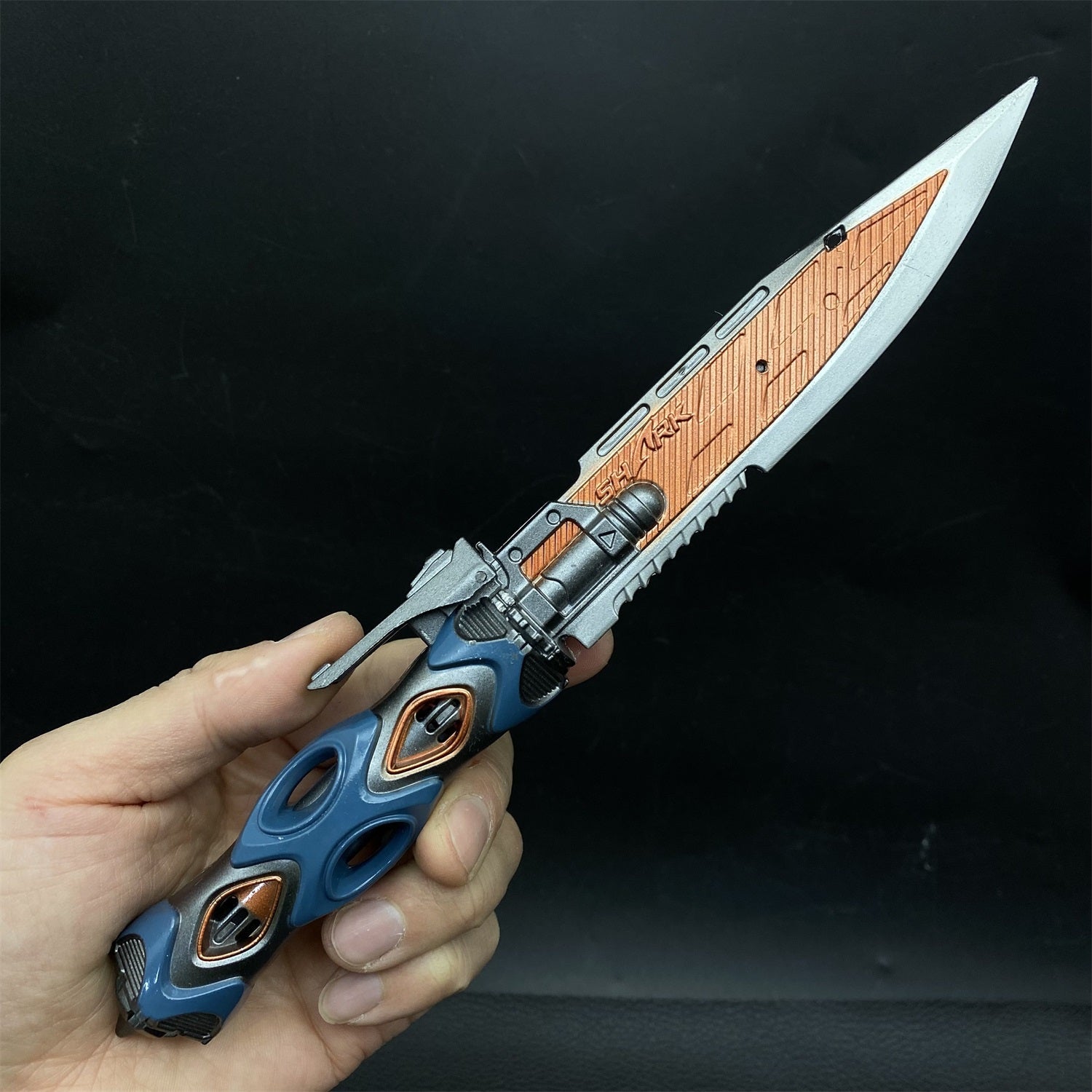 Metal LED Light Tactical Knife Life Replica