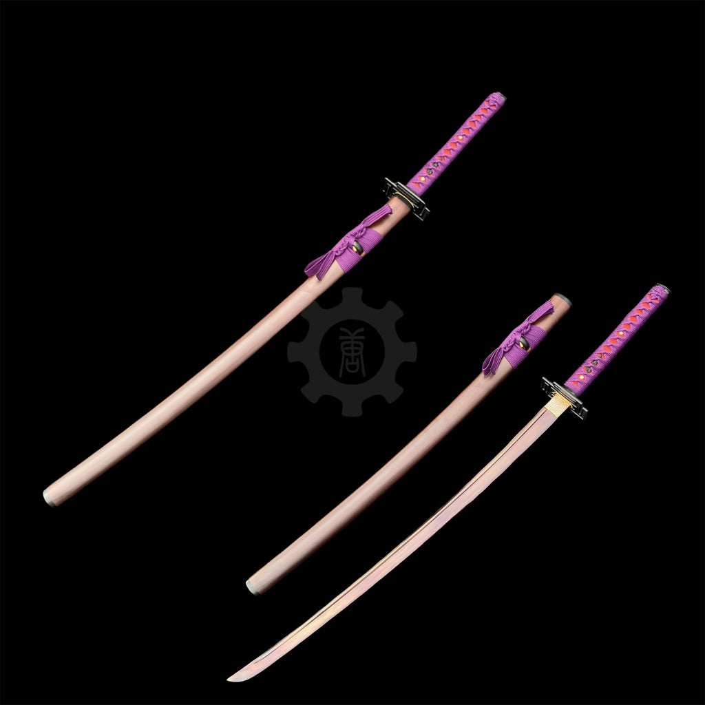 IRL Tensa Zangetsu Katana Classical Anime Sword Carbon Steel Version