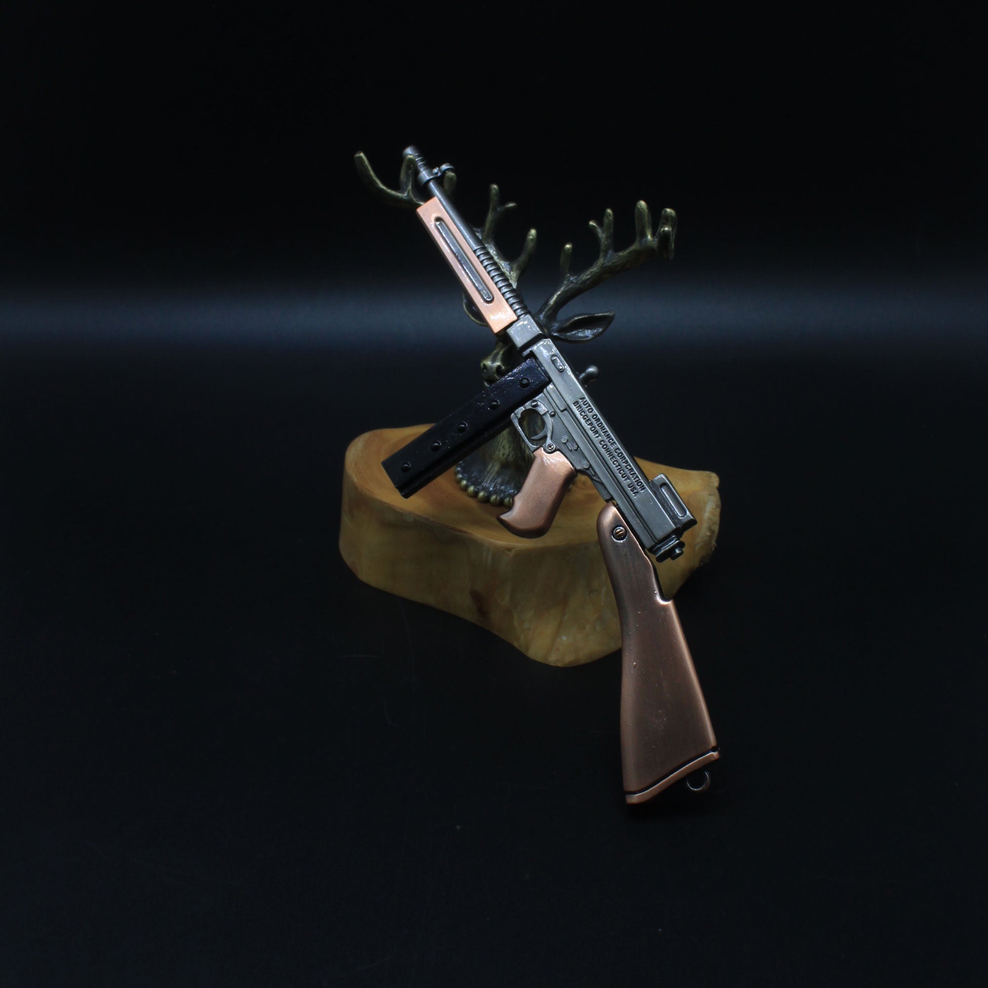 Thompson Submachine Miniature Metal SMG Gun 16.5CM/6.5"