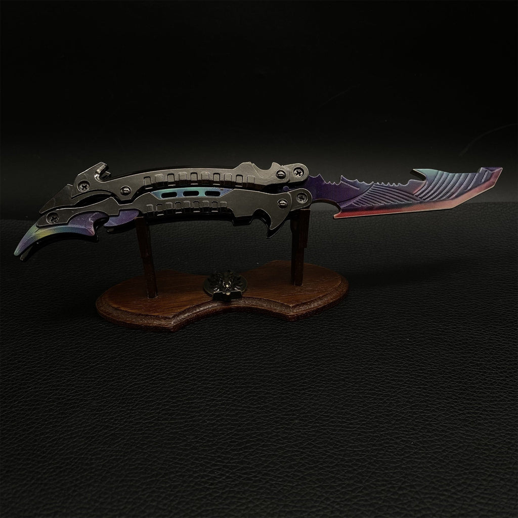 CODM Thunder Flame Butterfly Knife Replica For Display