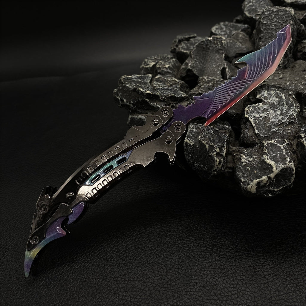 CODM Thunder Flame Butterfly Knife Replica For Display