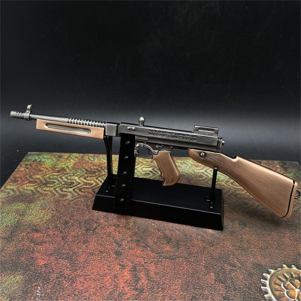 Thompson Submachine Miniature Metal SMG Gun 16.5CM/6.5"
